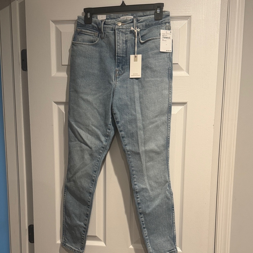 Good American Light Blue Skinny Jeans